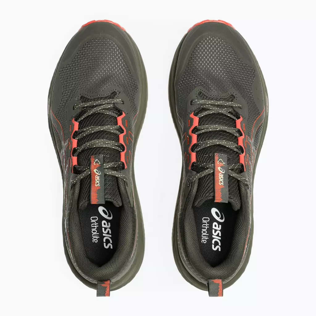 Кроссовки для бега ASICS Trabuco Terra 3 brown stone/spicy red