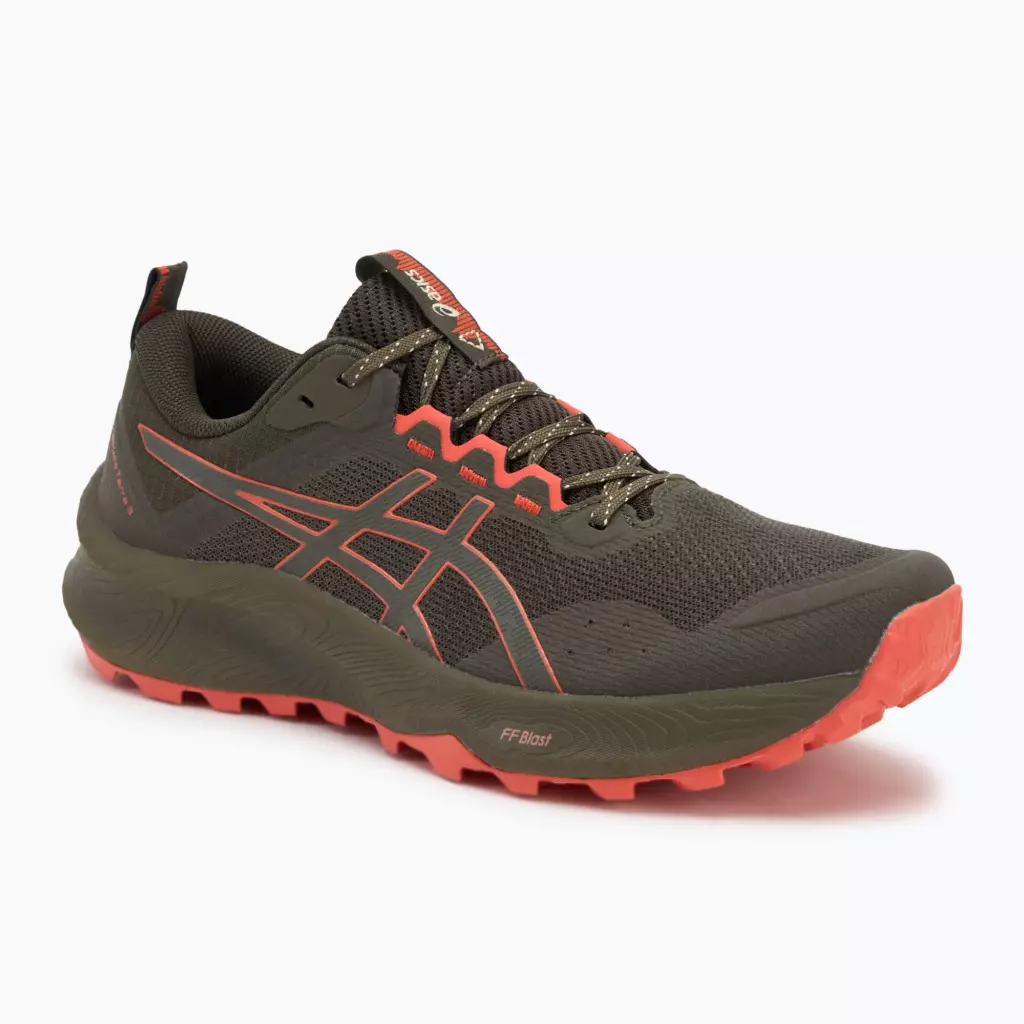 Кроссовки для бега ASICS Trabuco Terra 3 brown stone/spicy red