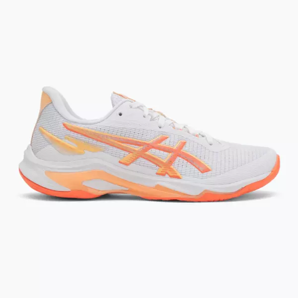 Кроссовки волейбольные ASICS Netburner Ballistic FF 4 white/vivid coral