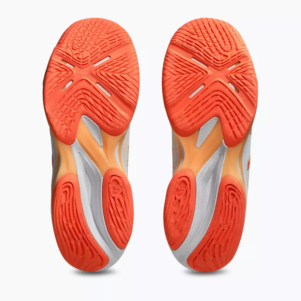 Кроссовки волейбольные ASICS Netburner Ballistic FF 4 white/vivid coral