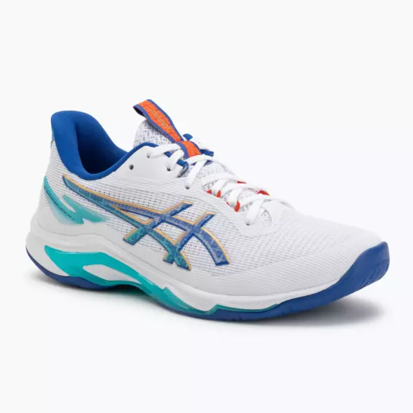 Кроссовки волейбольные ASICS Netburner Ballistic FF 4 white/asics blue