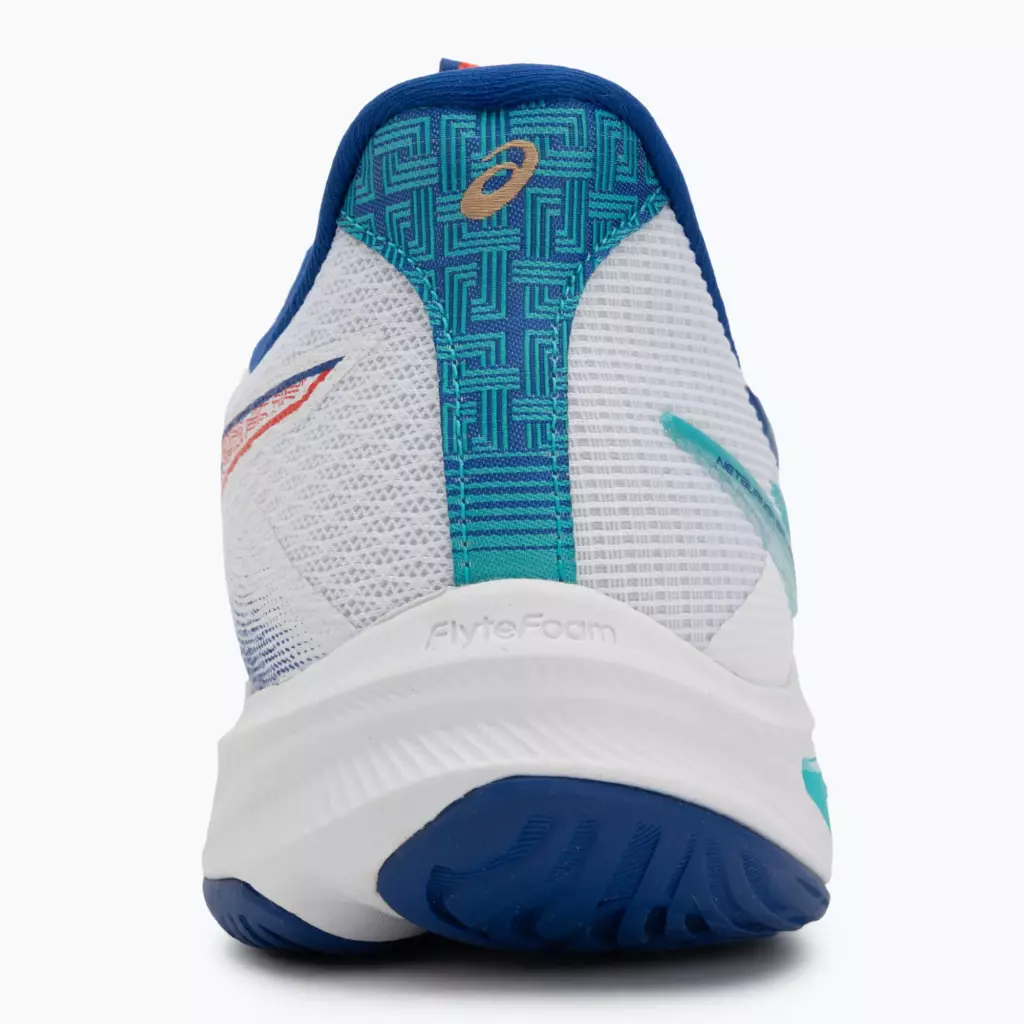Кроссовки волейбольные ASICS Netburner Ballistic FF 4 white/asics blue