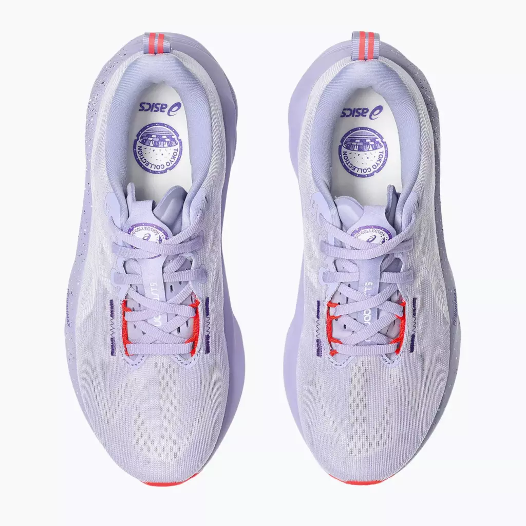 Женские Кроссовки для бега ASICS Novablast 5 Tokyo vapor/edo purple