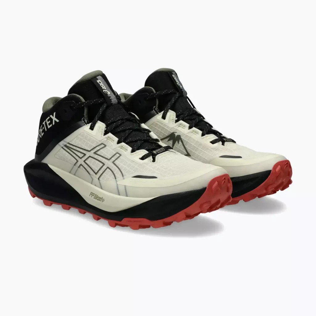 Женские Кроссовки для бега ASICS Gel-Trabuco MT GTX vanilla/mantle green