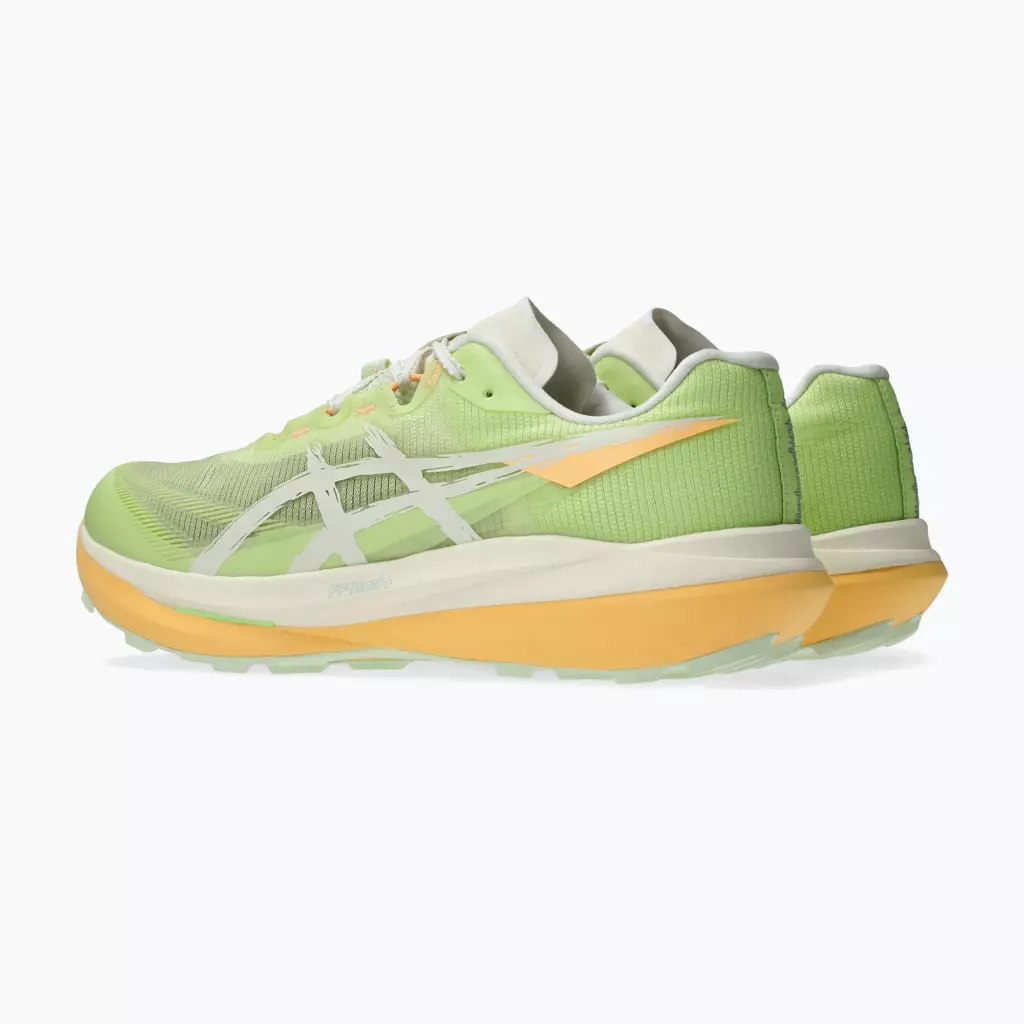 Кроссовки для бега ASICS Fujispeed 4 lime green/cream