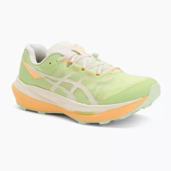 Кроссовки для бега ASICS Fujispeed 4 lime green/cream