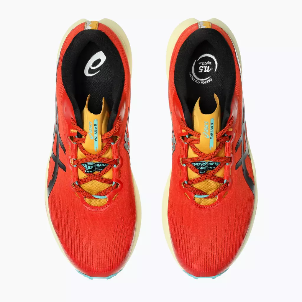 Кроссовки для бега ASICS Fuji Lite 6 red clay/black