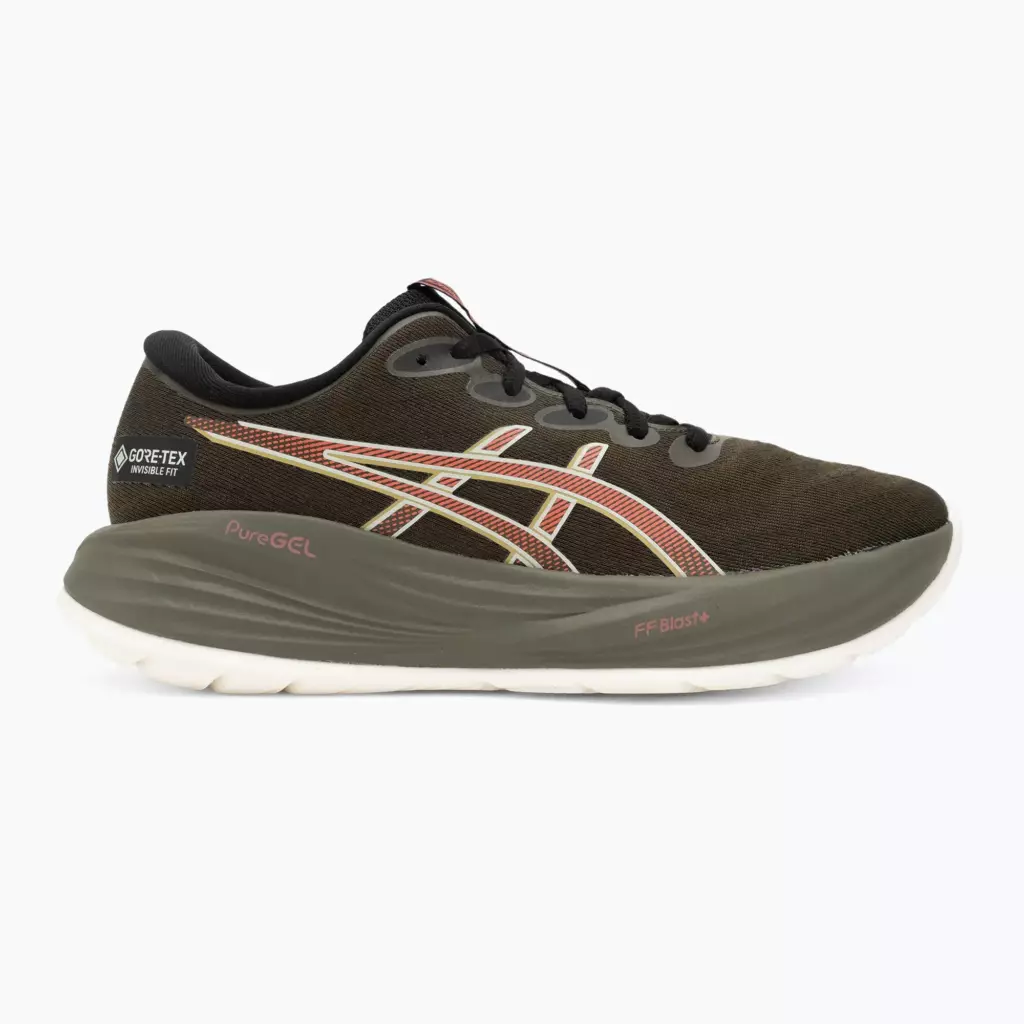 Женские Кроссовки для бега ASICS Gel-Cumulus 27 GTX brown stone/dark pink clay