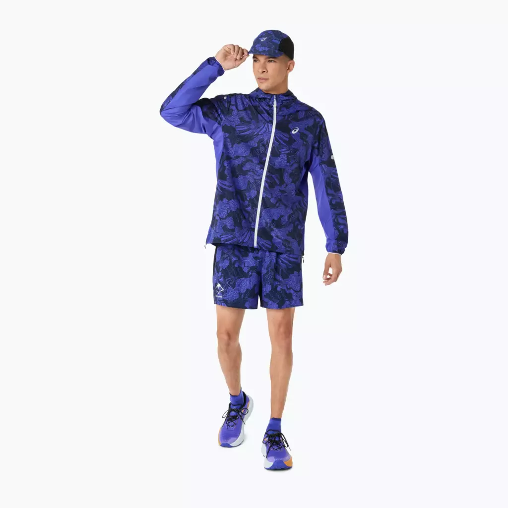 Ветровка ASICS Fujitrail Packable cobalt burst/indigo blue/cream