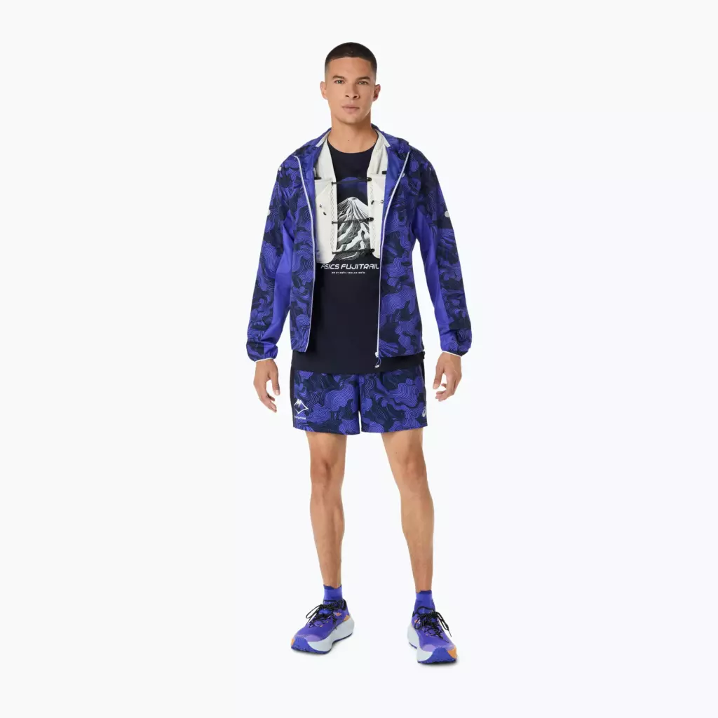 Ветровка ASICS Fujitrail Packable cobalt burst/indigo blue/cream