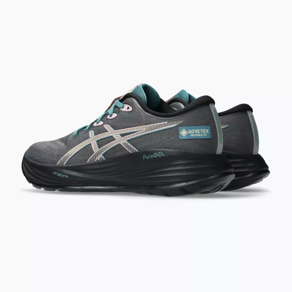 Женские Кроссовки для бега Asics Gel-Cumulus 27 GTX carrier grey/misty pine
