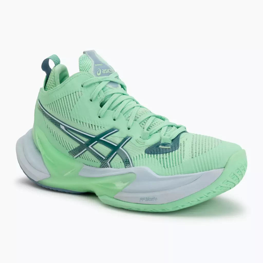 Кроссовки волейбольные ASICS Metarise 2 mentol/saba blue
