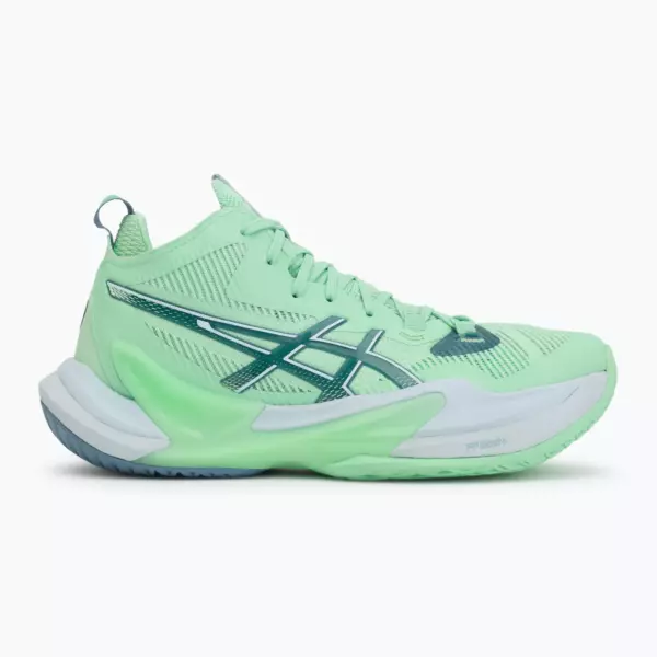 Кроссовки волейбольные ASICS Metarise 2 mentol/saba blue