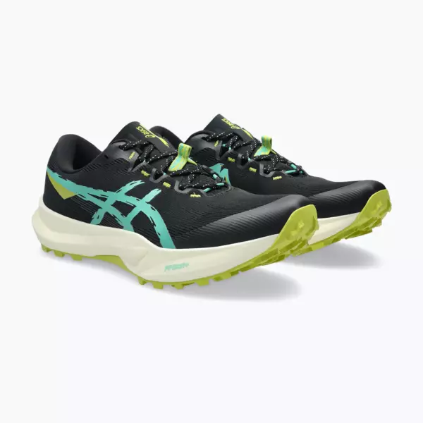Кроссовки для бега ASICS Fuji Lite 6 black/aurora green