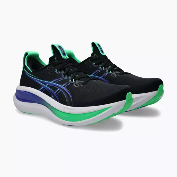 Кроссовки для бега ASICS Gel-Nimbus 28 black/cobalt burst