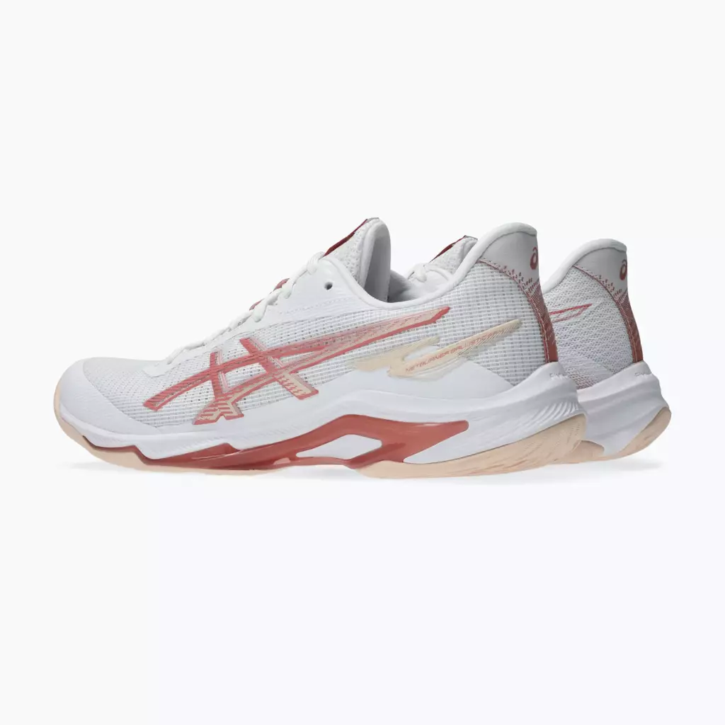 Кроссовки волейбольные ASICS Netburner Ballistic FF 4 white/rose rouge