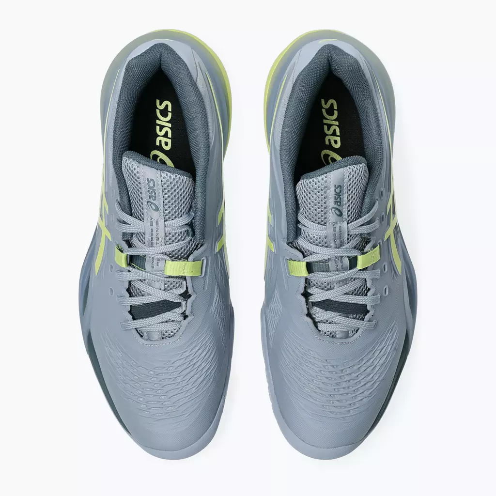 Теннисные Кроссовки ASICS Gel-Resolution X grey blue/pistachio