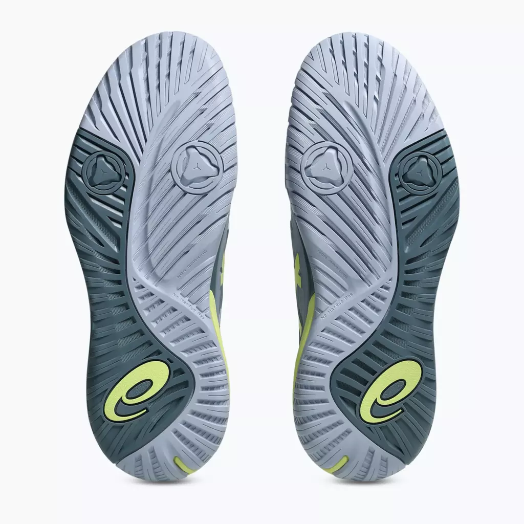 Теннисные Кроссовки ASICS Gel-Resolution X grey blue/pistachio