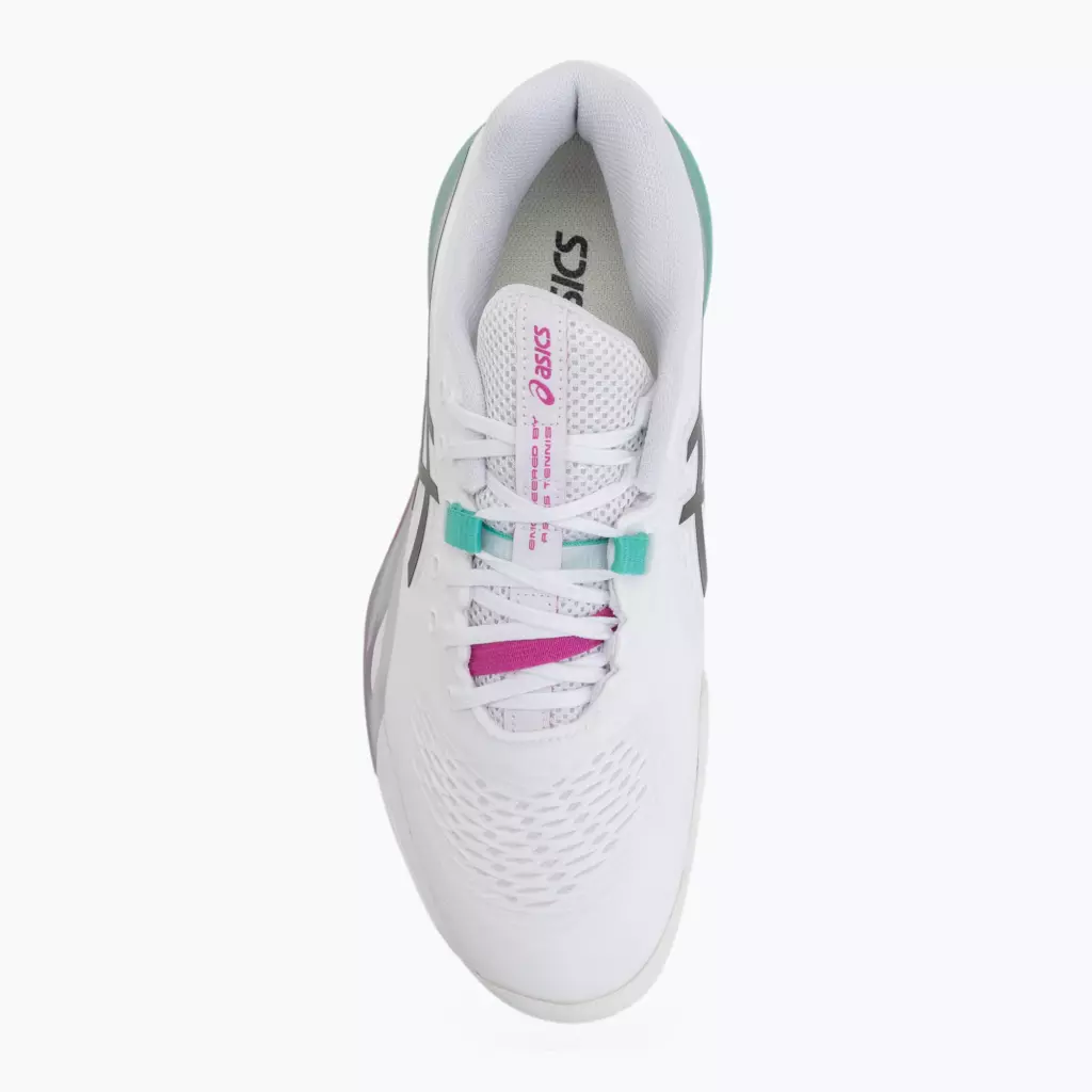 Теннисные Кроссовки ASICS Gel-Resolution X white/aurora green
