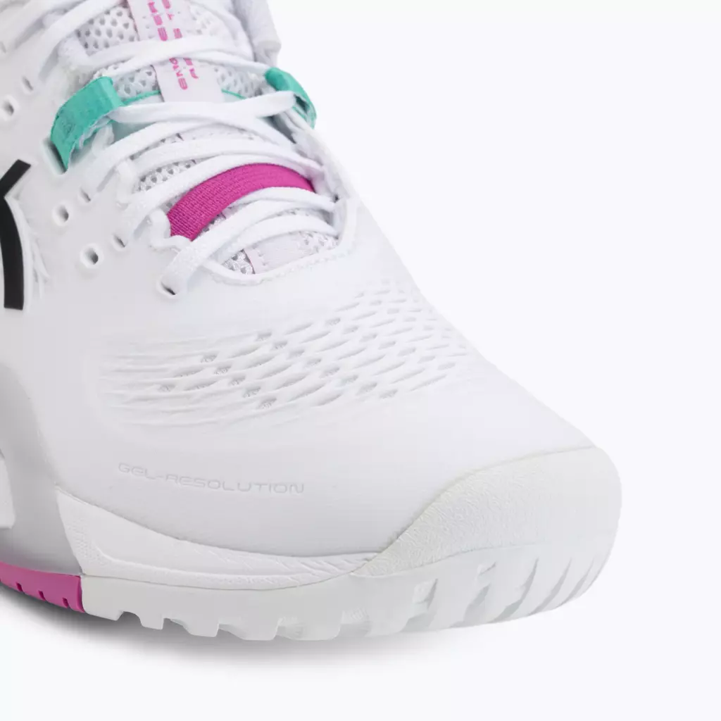 Теннисные Кроссовки ASICS Gel-Resolution X white/aurora green