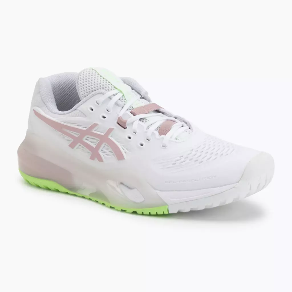 Женские Теннисные Кроссовки ASICS Gel-Resolution X W white/morganite
