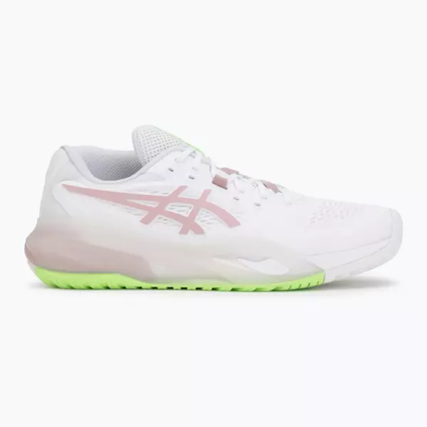 Женские Теннисные Кроссовки ASICS Gel-Resolution X W white/morganite