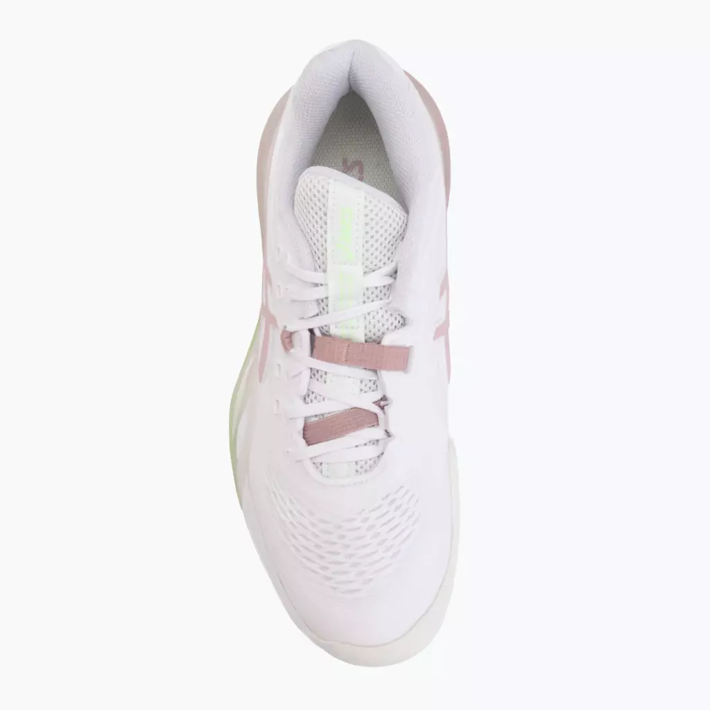Женские Теннисные Кроссовки ASICS Gel-Resolution X W white/morganite