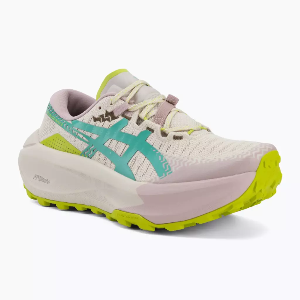 Женские Кроссовки для бега ASICS Trabuco Max 5 mineral beige/aurora green