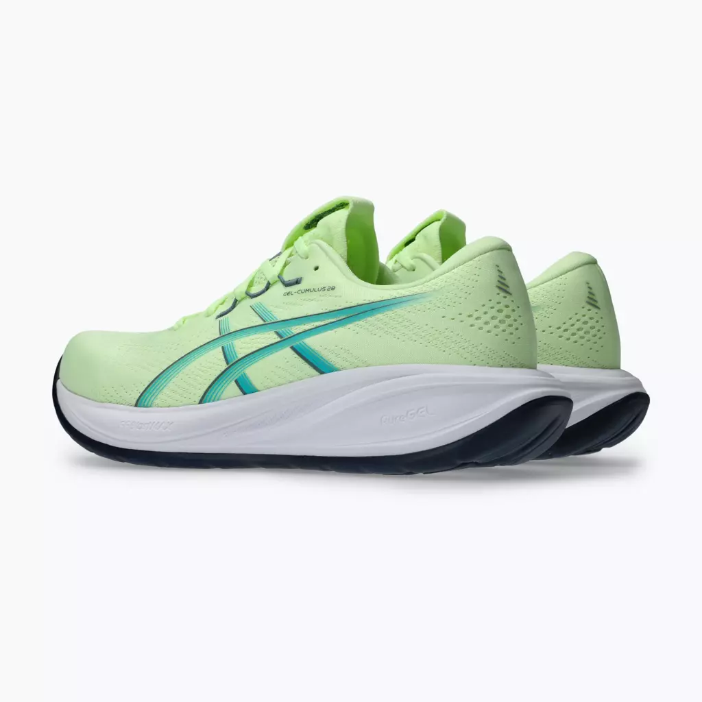 Кроссовки для бега ASICS Gel-Cumulus 28 illuminate yellow/energy aqua