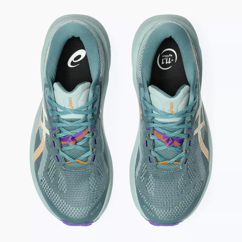 Женские Кроссовки для бега ASICS Trabuco 14 foggy teal/radiant amethyst