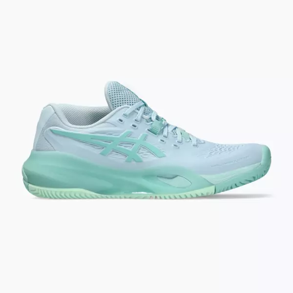Кроссовки волейбольные ASICS Gel-Resolution X Clay light blue/oasis green