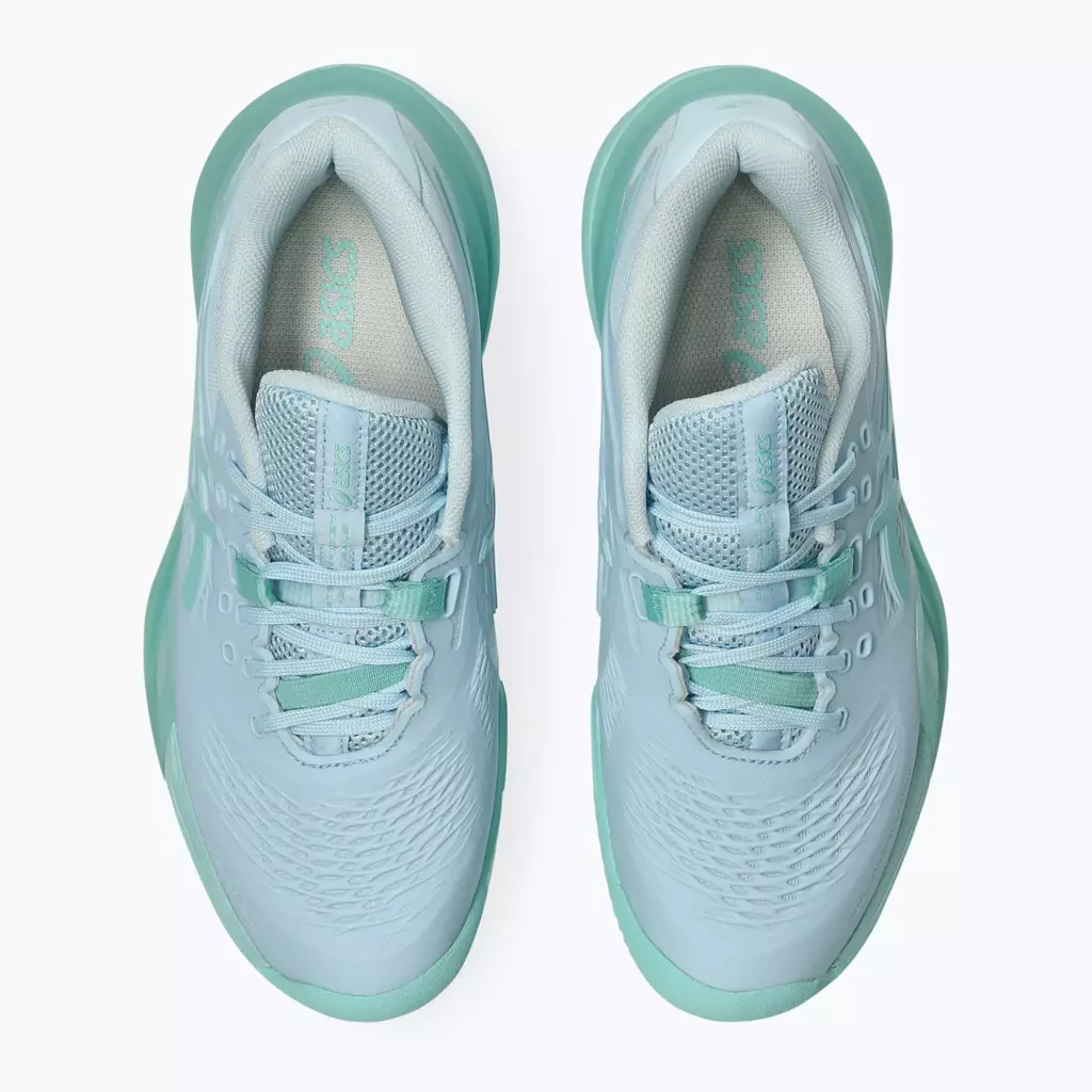 Кроссовки волейбольные ASICS Gel-Resolution X Clay light blue/oasis green