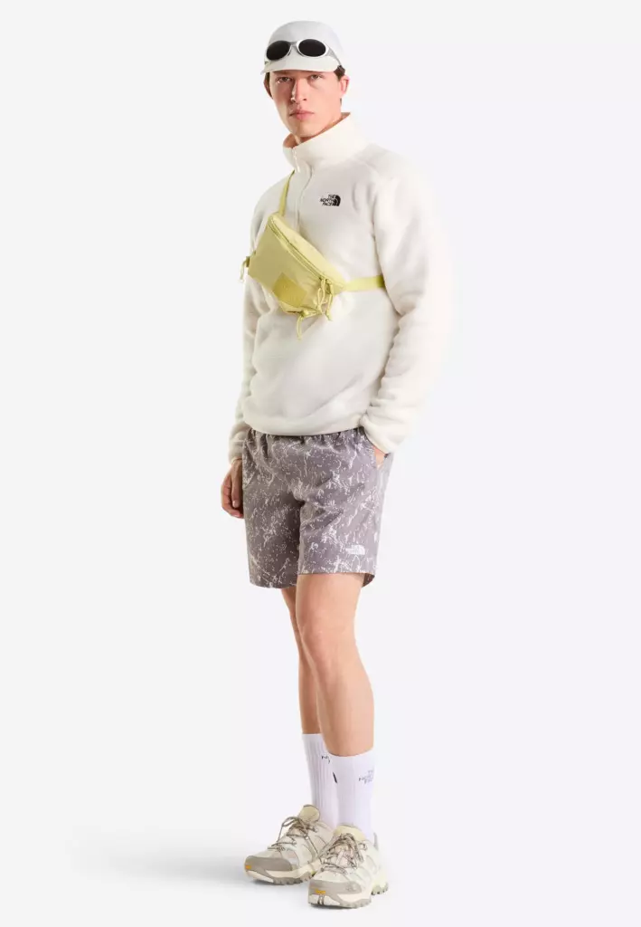 Флисовая кофта The North Face SHISPARE - white dune