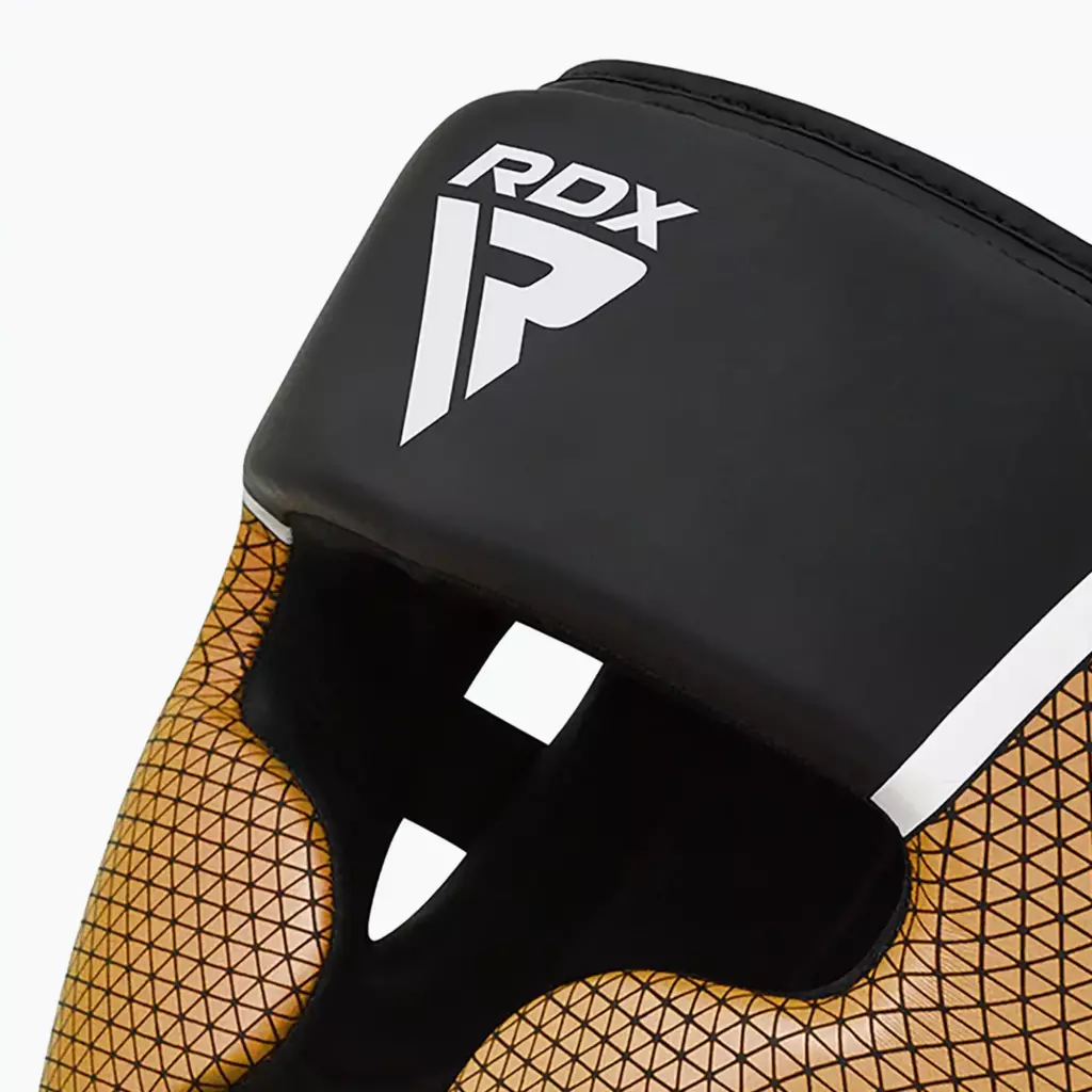 Боксёрский шлем RDX Head Guard Aura Plus T-17 golden