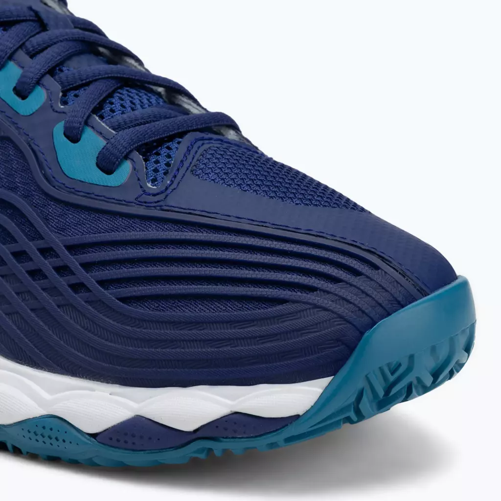 Теннисные кроссовки Mizuno Wave Enforce Tour 2 CC bellwether blue/ white/ fjord blue
