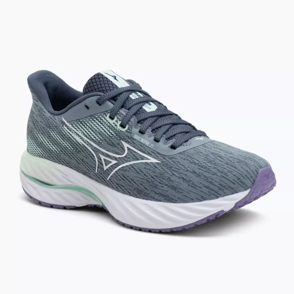 Женские Кроссовки для бега Mizuno Wave Inspire 21 tradewinds/white/neo mint