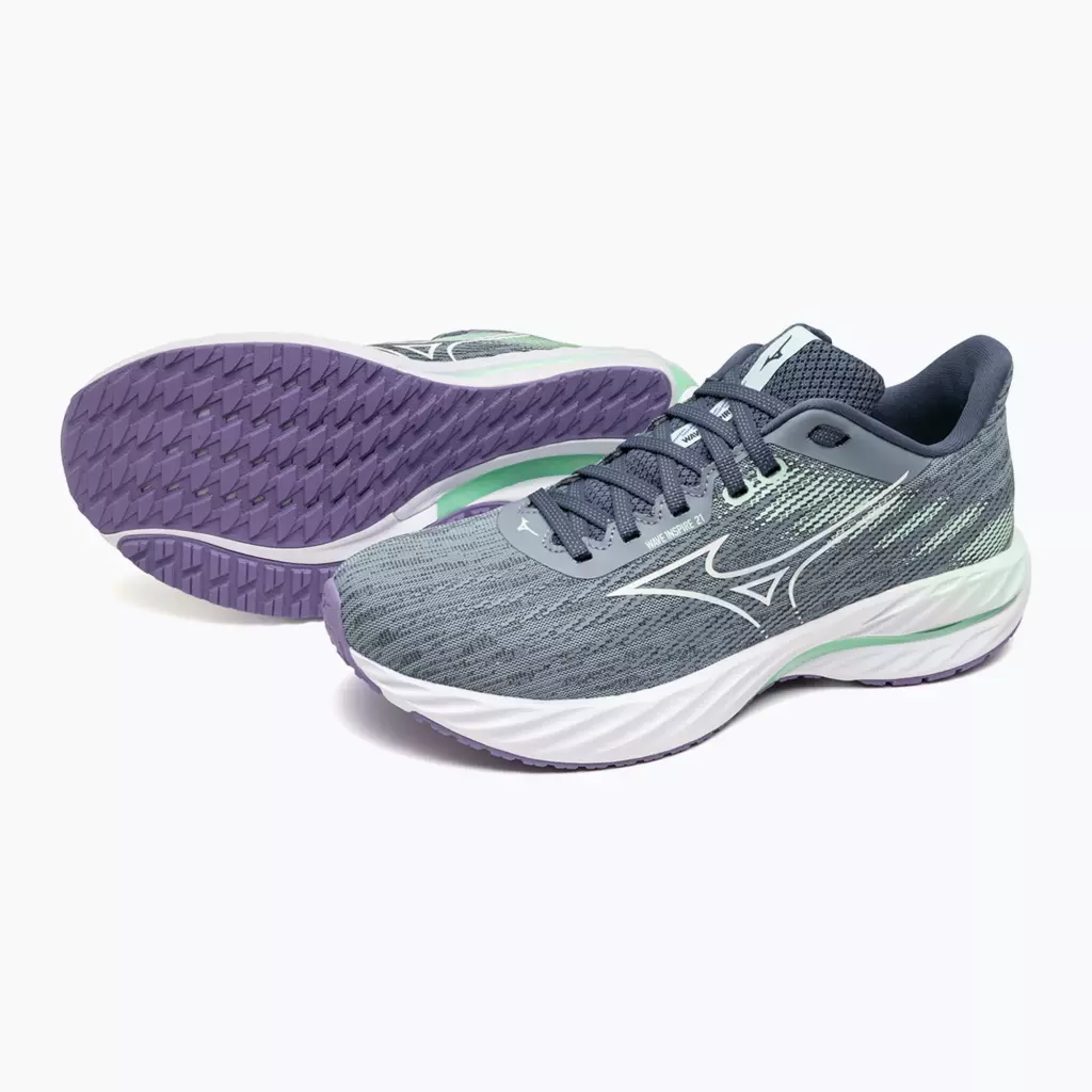 Женские Кроссовки для бега Mizuno Wave Inspire 21 tradewinds/white/neo mint