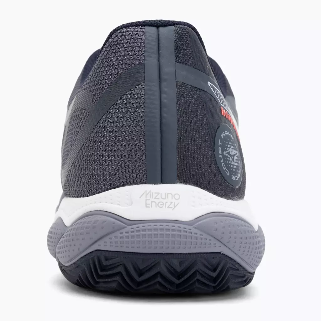 Теннисные кроссовки Mizuno Wave Enforce Court CC odyssey gray/white/blue granite