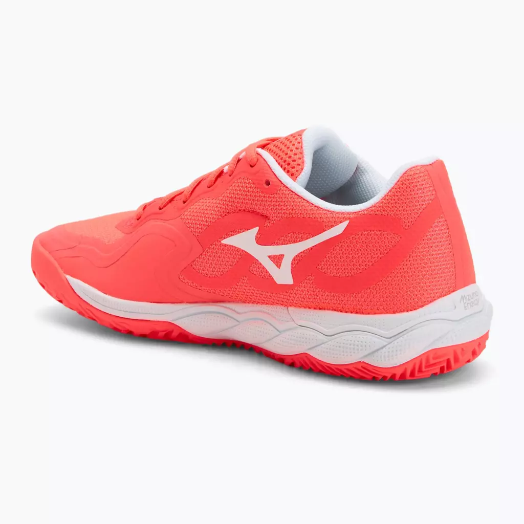 Женские Теннисные кроссовки Mizuno Wave Enforce Court CC W calypso coral/white/barely pink