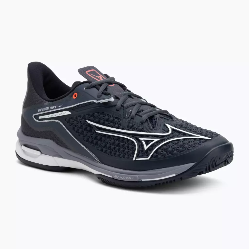 Теннисные кроссовки Mizuno Wave Medal 8 white/all aboard/black sand