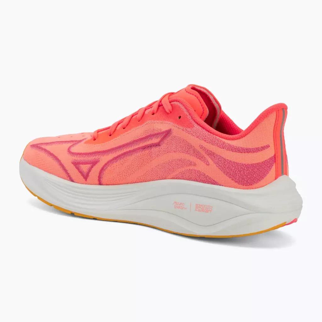 Женские Кроссовки для бега Mizuno Neo Cosmo striking coral/snow white/citrus