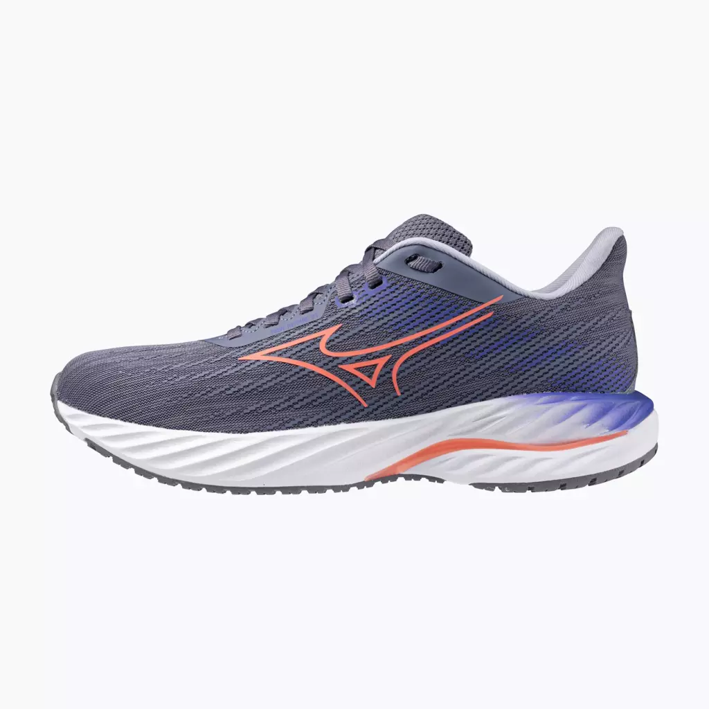 Женские Кроссовки для бега Mizuno Wave Inspire 21 blue granite/striking coral/irisbloom