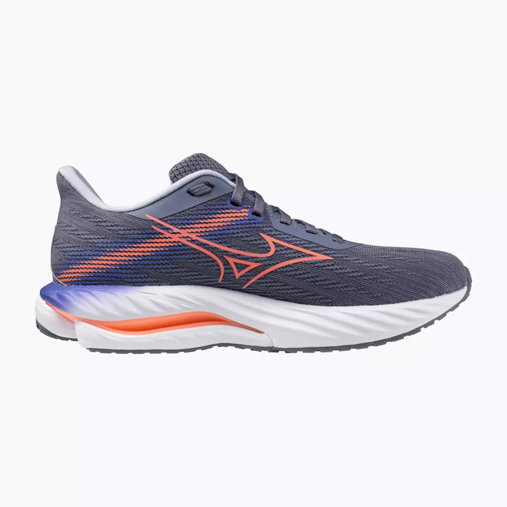 Женские Кроссовки для бега Mizuno Wave Inspire 21 blue granite/striking coral/irisbloom