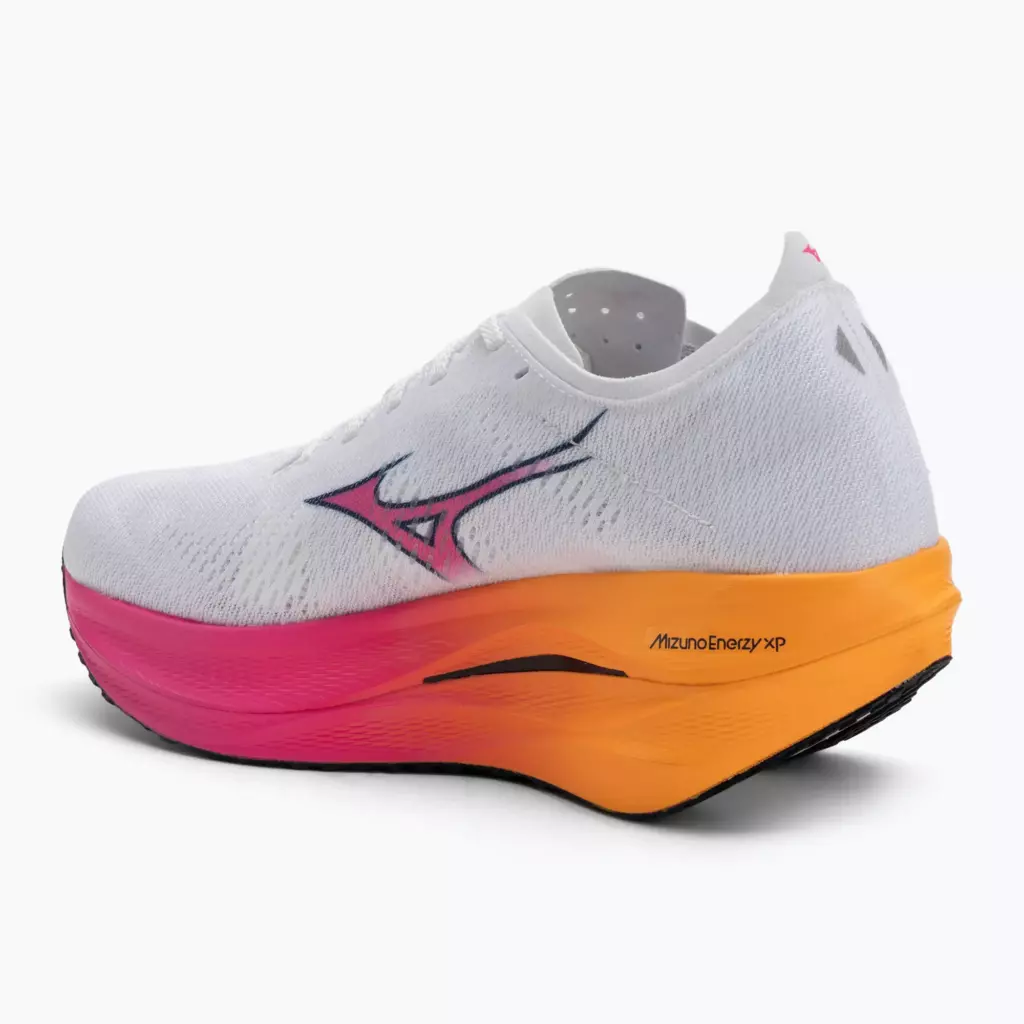 Кроссовки для бега Mizuno Wave Rebellion Pro 3 white/pink tetra/tang orange