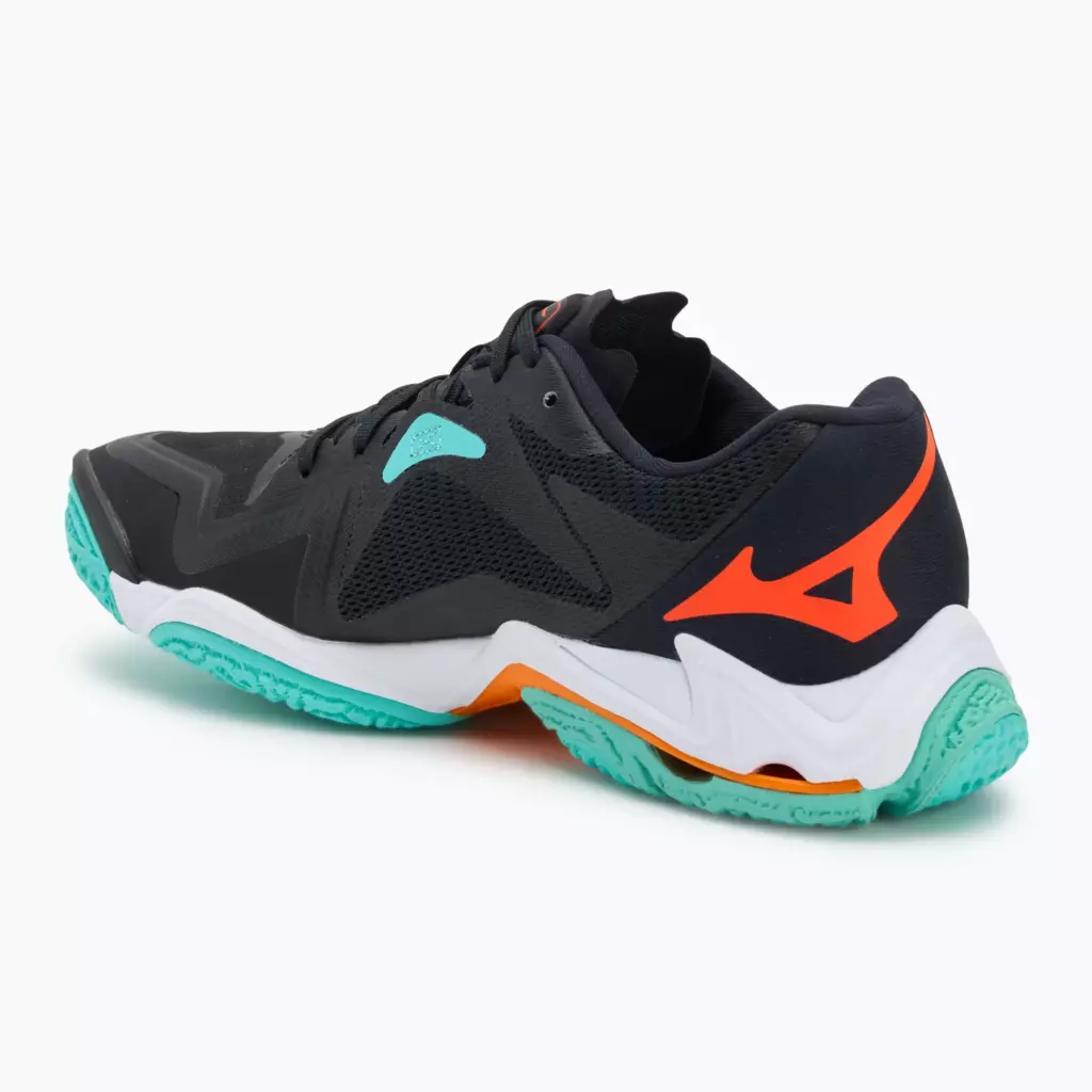 Кроссовки волейбольные Mizuno Wave Lightning Z8 black/tangelo/ice green