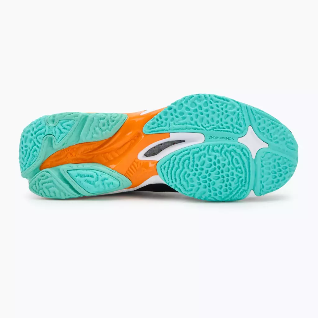 Кроссовки волейбольные Mizuno Wave Lightning Z8 black/tangelo/ice green