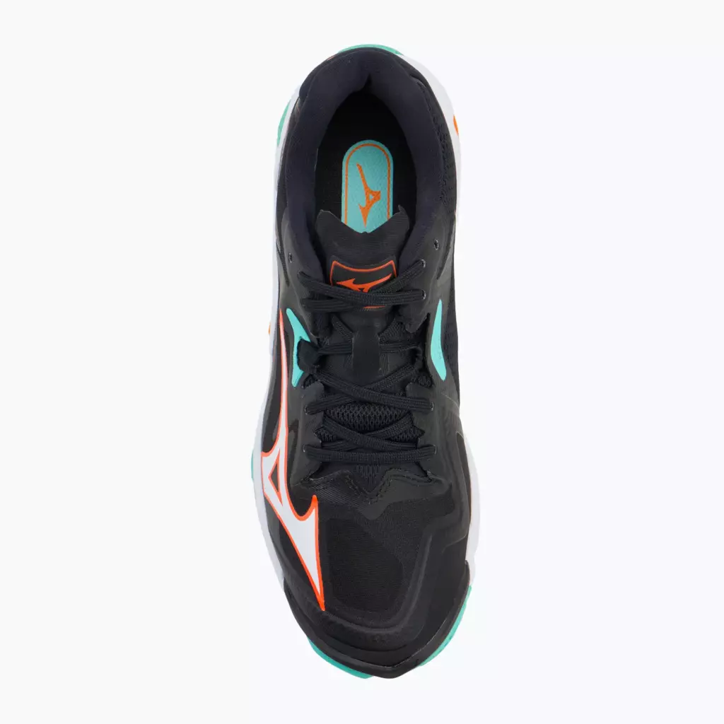 Кроссовки волейбольные Mizuno Wave Lightning Z8 black/tangelo/ice green
