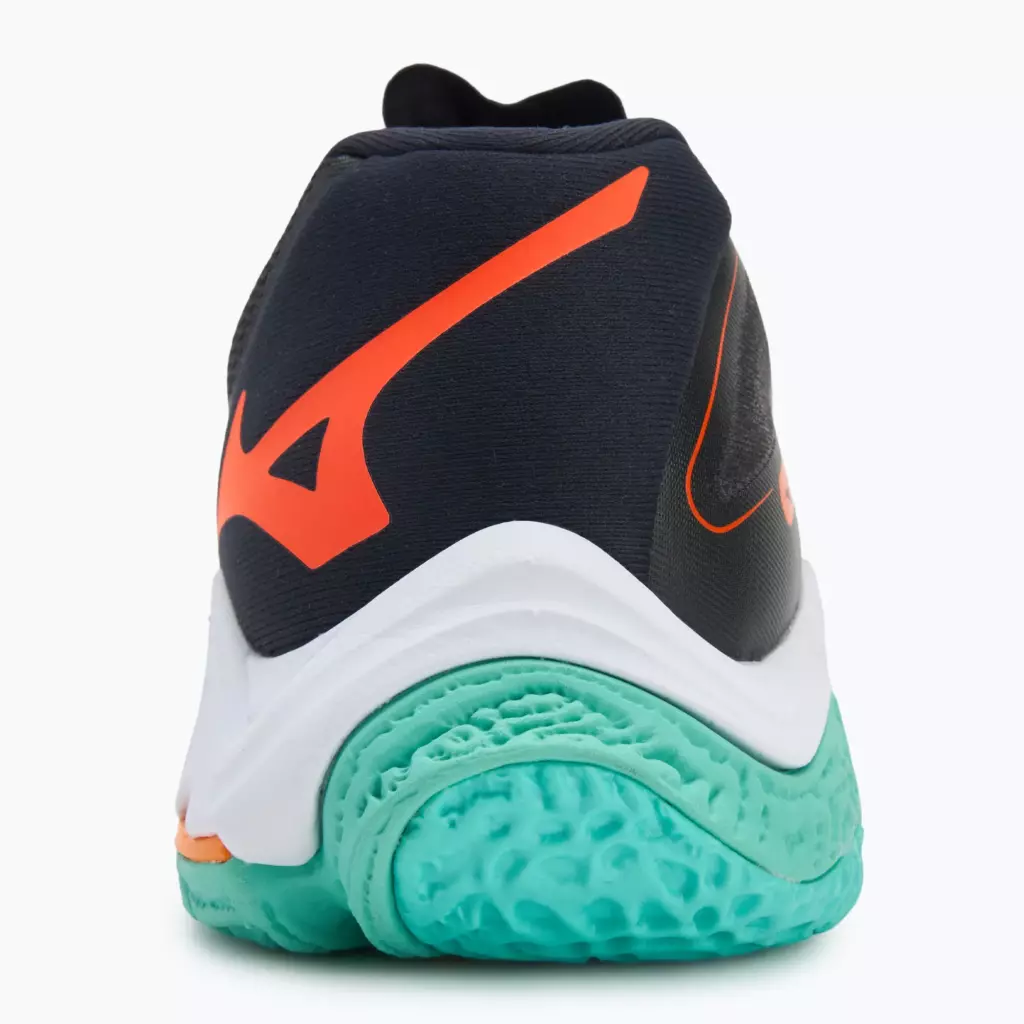 Кроссовки волейбольные Mizuno Wave Lightning Z8 black/tangelo/ice green