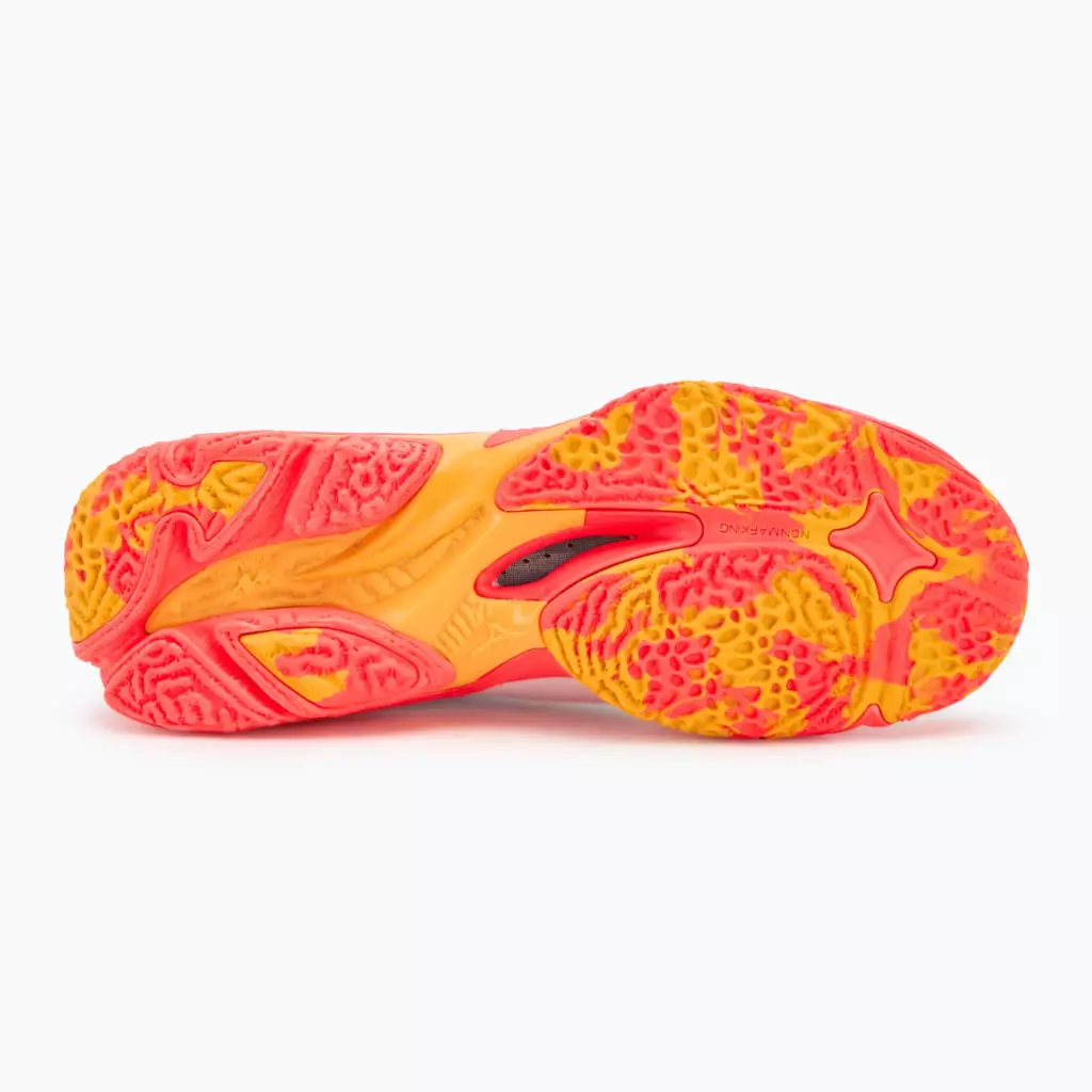 Кроссовки волейбольные Mizuno Wave Lightning Z8 white/fiery coral 2/citrus