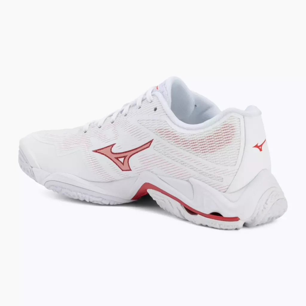 Женские Кроссовки волейбольные Mizuno Wave Lightning Elite white/rose elegance/lava falls